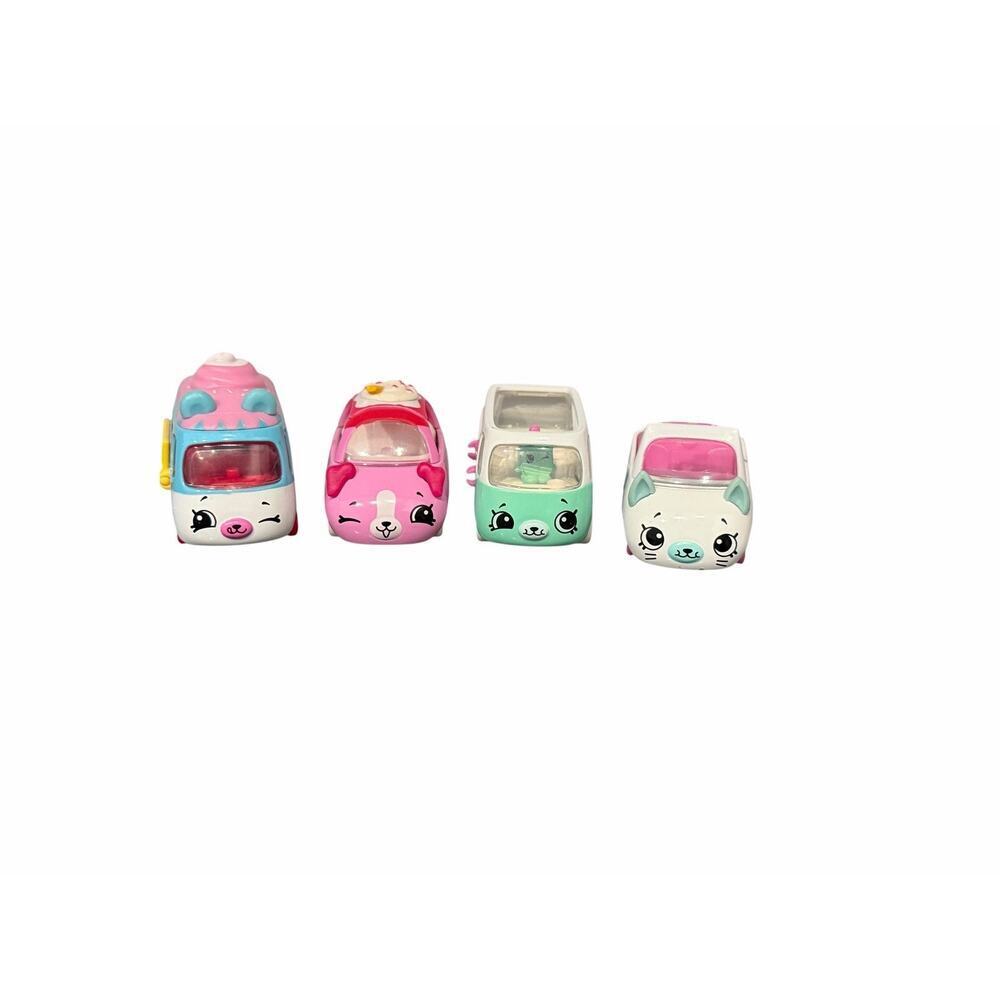 Shopkins Cute Car Diecast Metal Mixed Lot Of 4: Zippy Popsicle Frozen Yocart